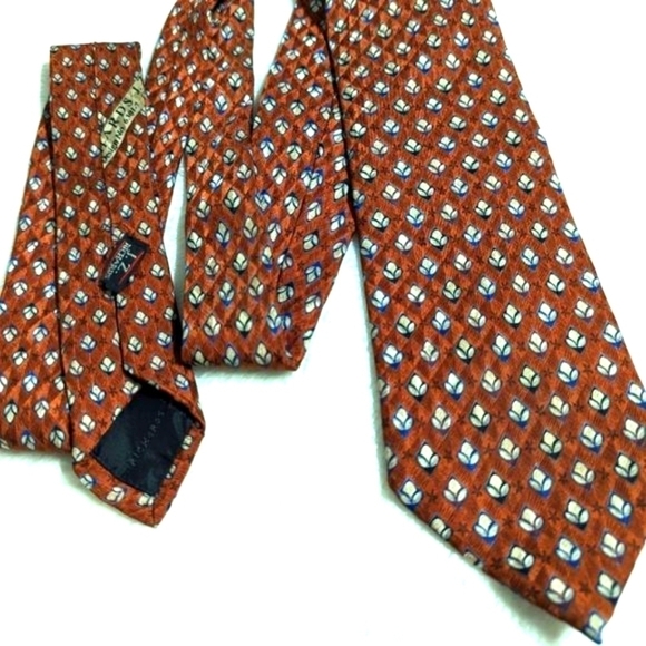 Vintage Men's 100% Silk "X-Long" Tie By J.Z Richards for Nordstrom - Picture 6 of 11